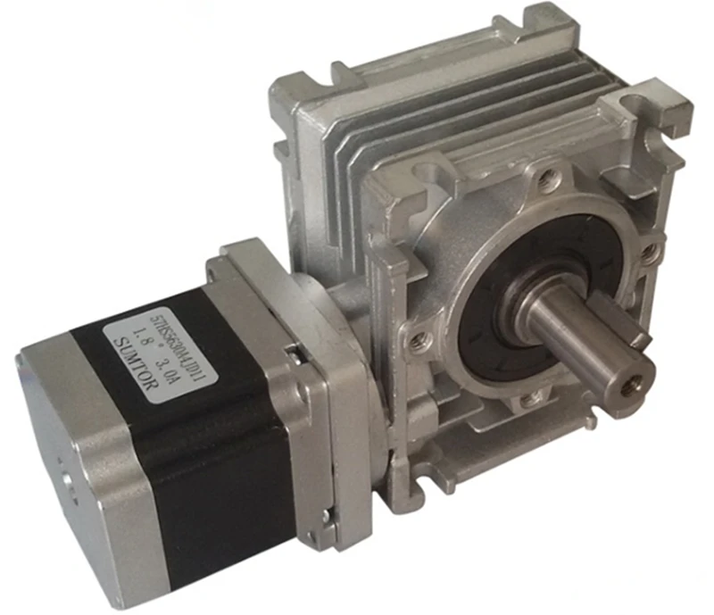 NMRV030 30:1 Worm Gearbox for NEMA23 Stepper Motor CNC - Image 1