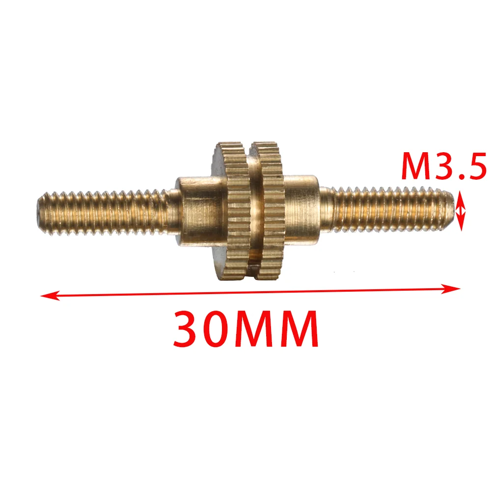 For BARUDAN Embroidery Machine Parts Accessories Hoop Adjust Screws Slotted Copper Size M3.5 Length 30MM - Image 1