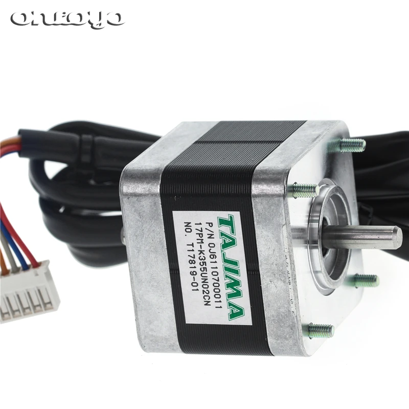 42mm Square Double-End Pulse Motor 0J6107802000 – Hook Knife Motor for Tajima TFGN Series Computer Embroidery Machine - Image 1