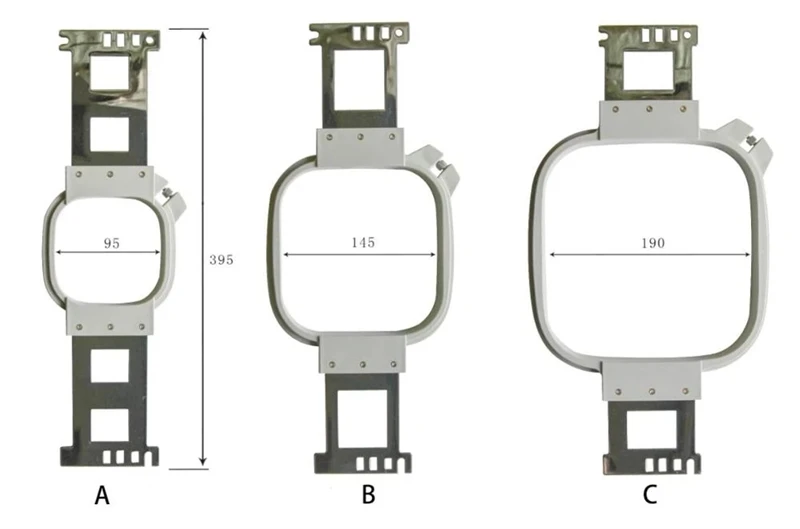 395mm Succession Embroidery Hoop – Plastic Cross Stitch Frame for TAJIMA, Chinese, and SWF Embroidery Machines - Image 1
